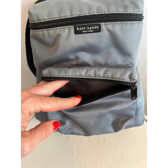 Kate Spade
New York
Small Nylon Backpack Blue Gray - Picture 5 of 11
